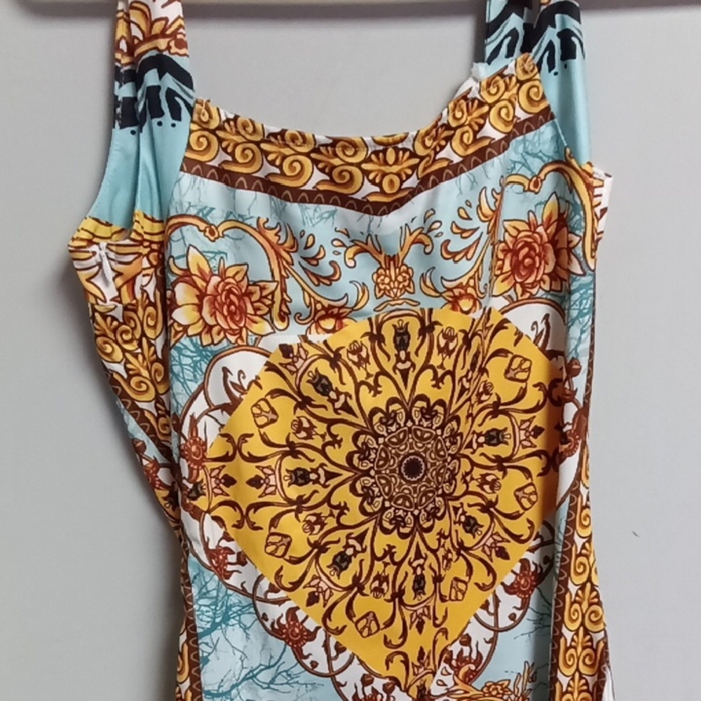 Bohemian Floral Print Women's Top